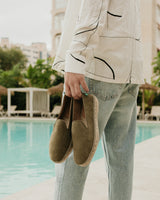 SALINES VELOUR KAKI